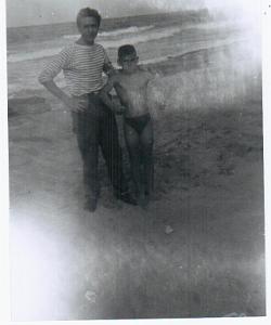 gaby et max a la plage a oran